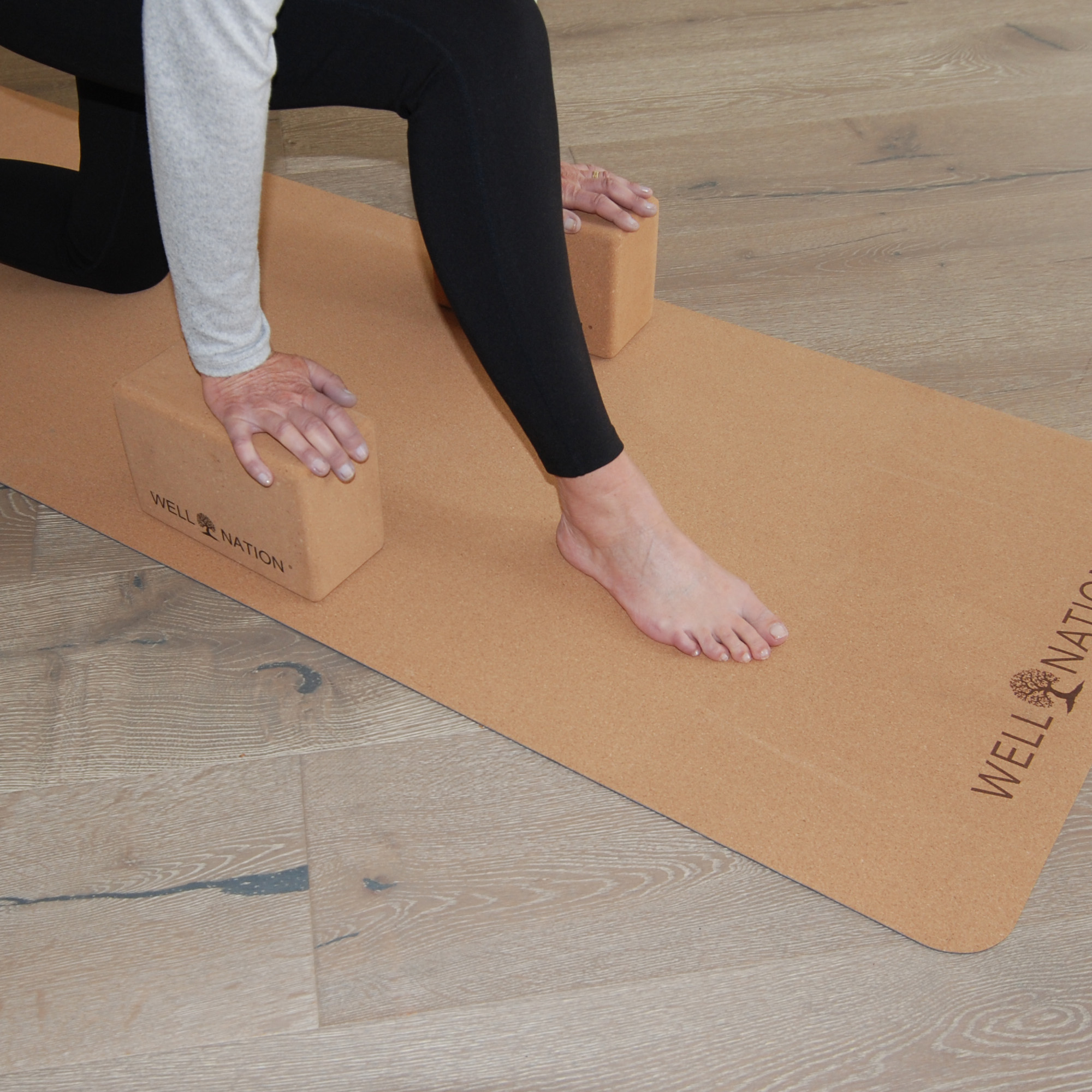 Well Nation 3" Cork Yoga Block - Image 3