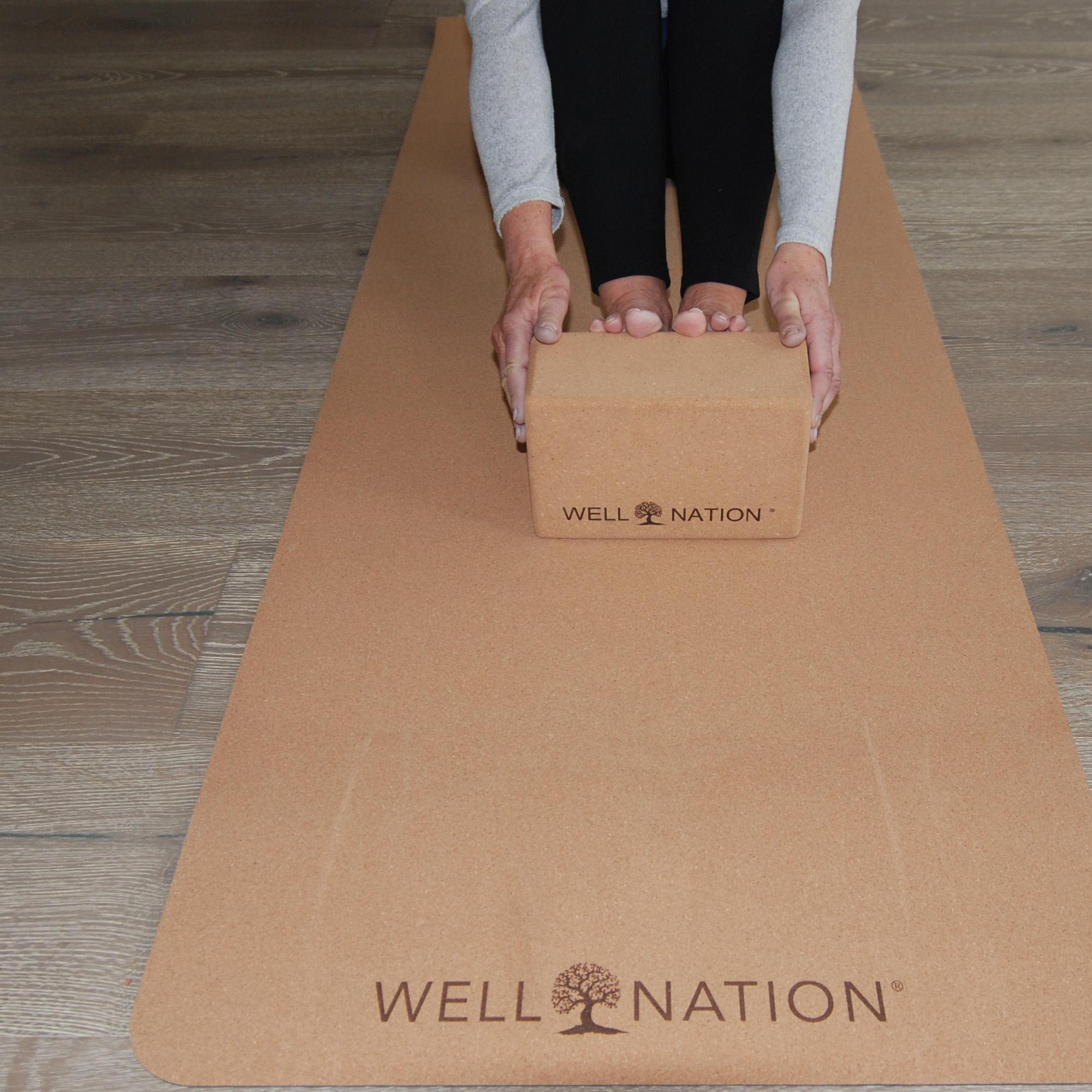 Well Nation 3" Cork Yoga Block - Image 4