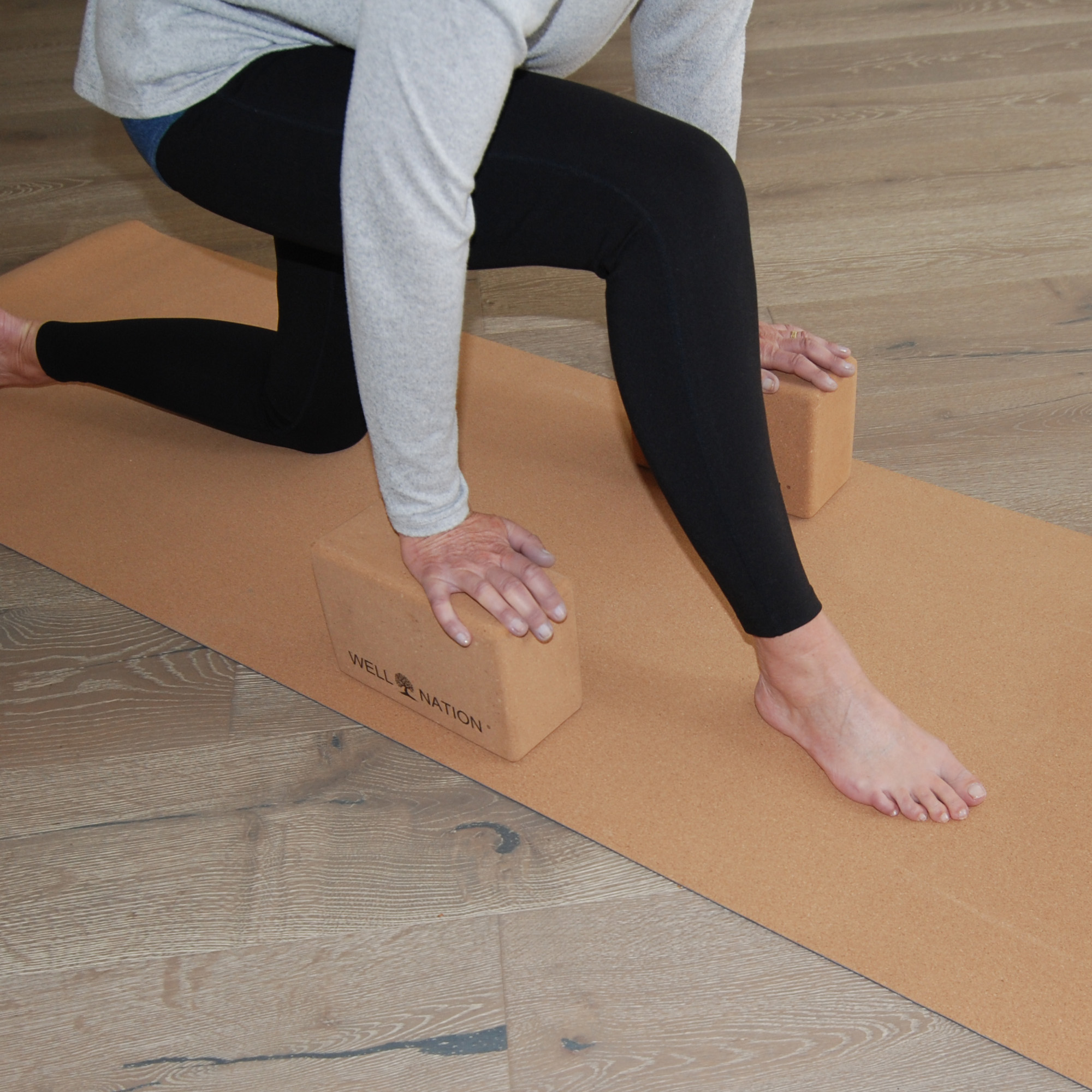 Well Nation 3" Cork Yoga Block - Image 2