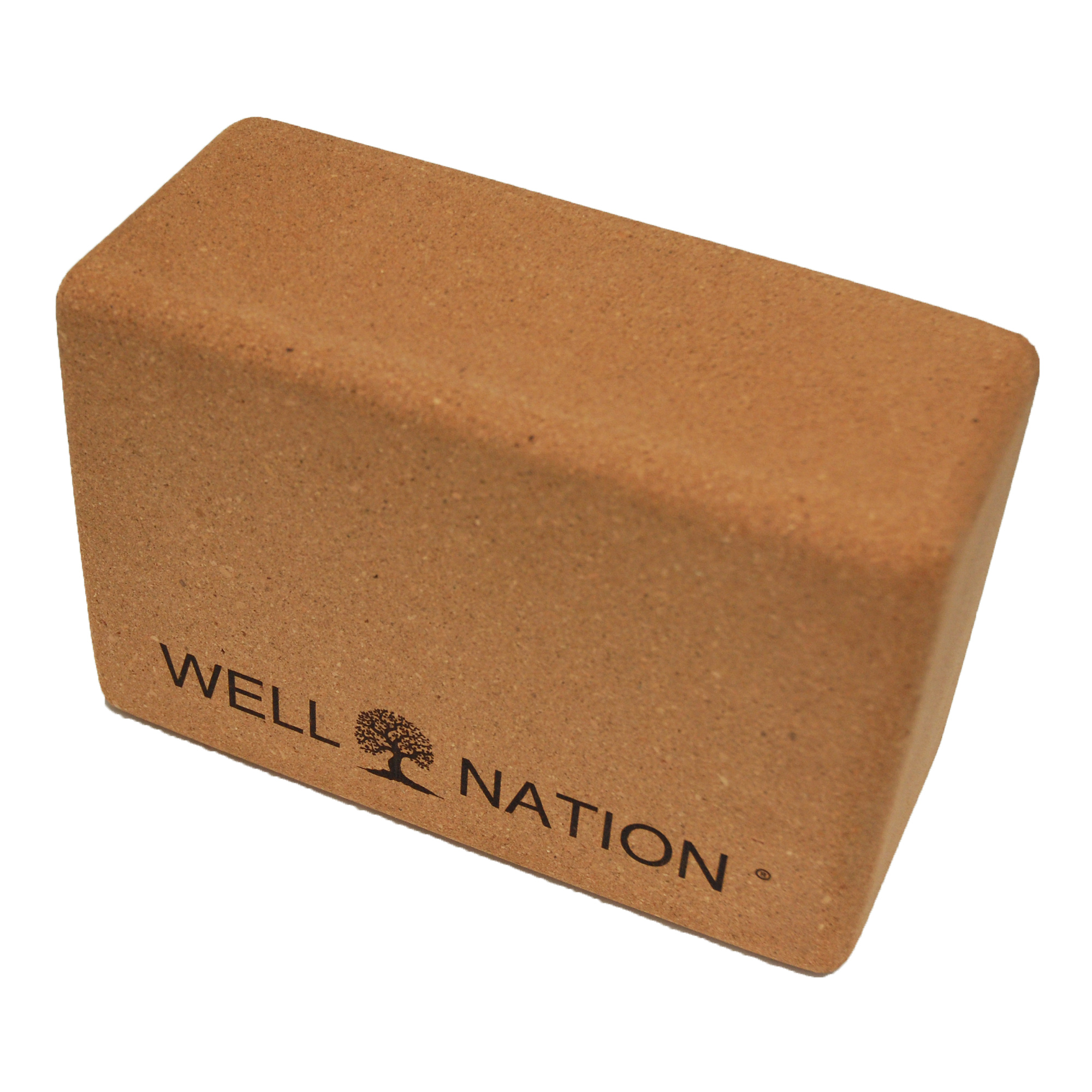 Well Nation 4" Cork Yoga Block